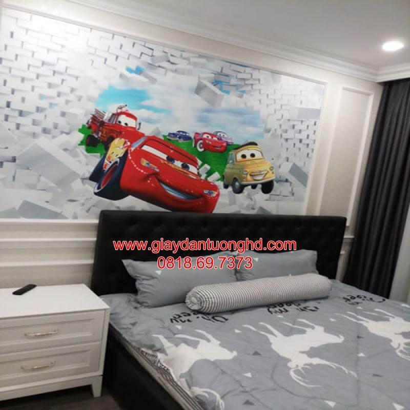 Kích thích tư duy và trí tưởng tượng của bé từ những mảng tường sinh động đầy màu sắc.