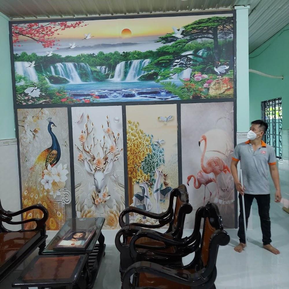 Bàn Giao Hệ Vách Tranh 3D Phong Thủy Tuyệt Đẹp Cho Khách Hàng
