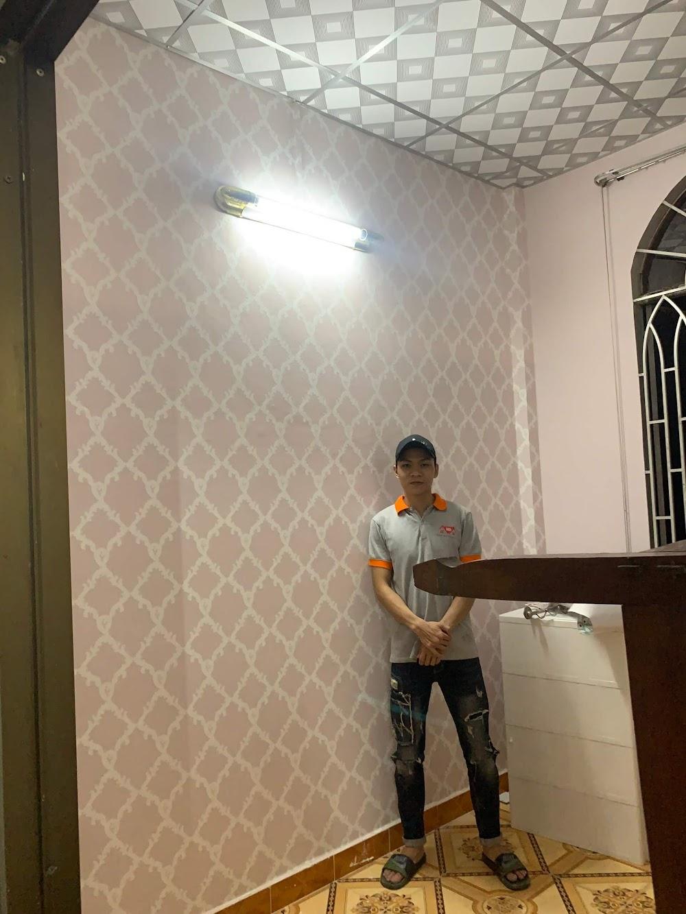 Thi công giấy dán tường làm mới nhà mà không cần sơn lại