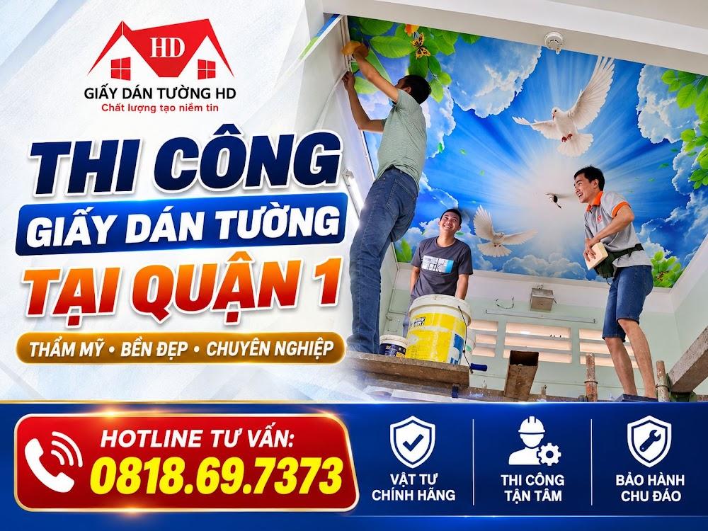 Thi Công Giấy Dán Tường tại Quận 1