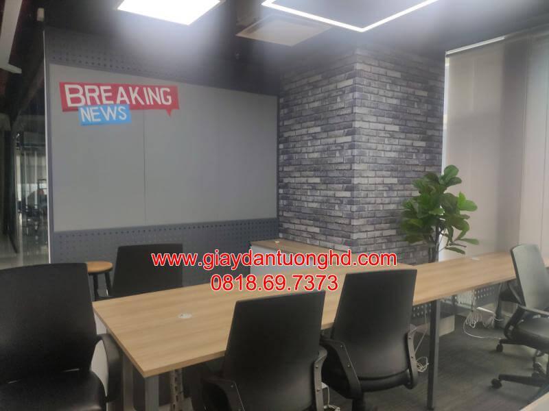 Không gian phòng họp sang trọng, bảo mật và tập trung với tone màu xám ghi lịch lãm.