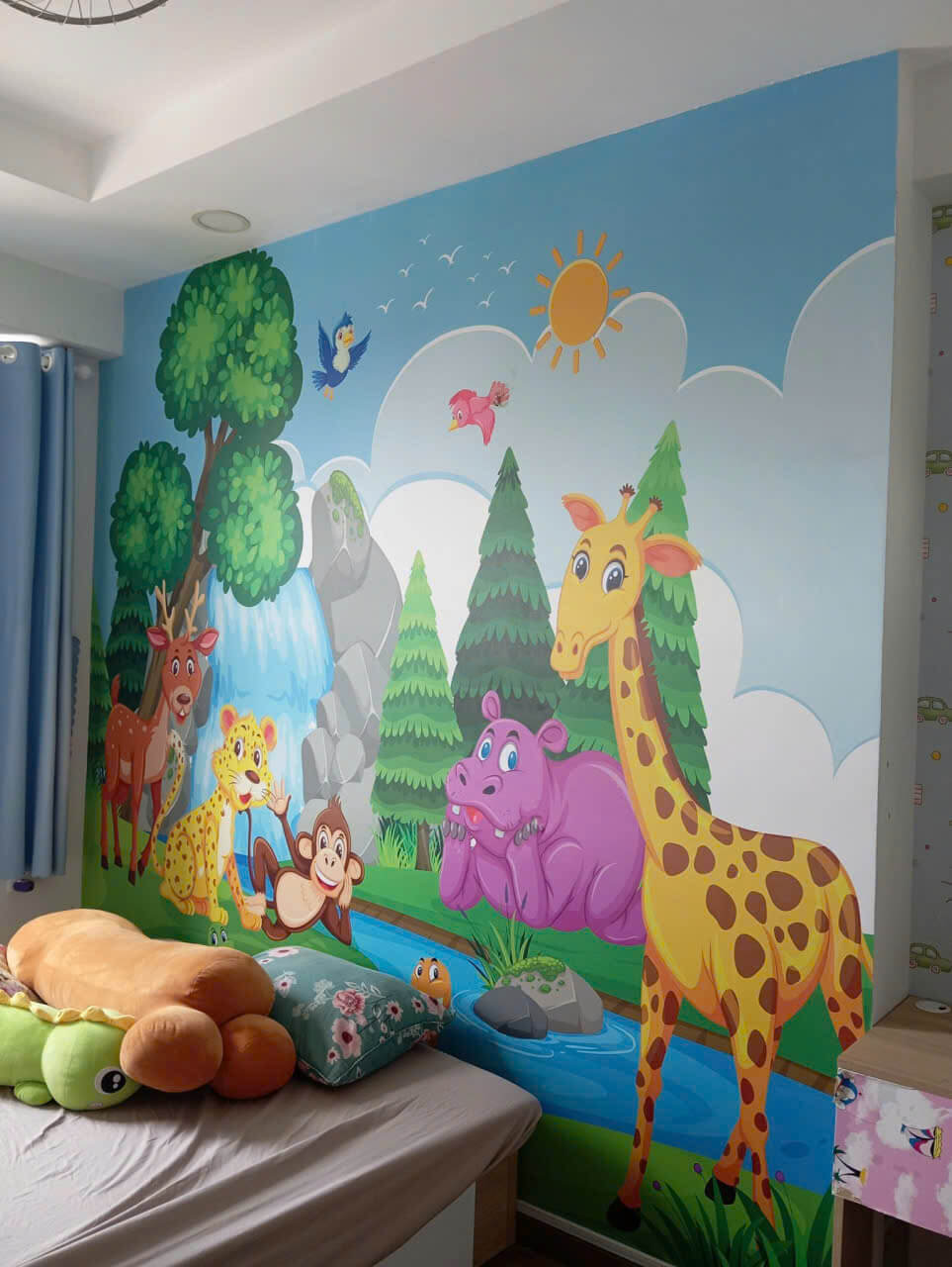 Giấy dán tường cho phòng bé tại Quận 12