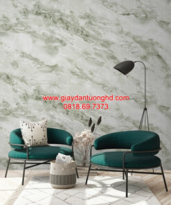 Giấy dán tường giả đá phòng khách 6807-1