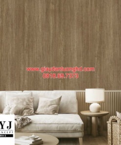 Giấy dán tường giả gỗ phòng khách 7954-3