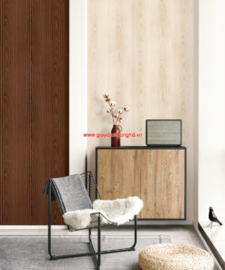 Giấy dán tường giả gỗ phòng ngủ 4014-1