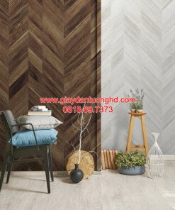 Giấy dán tường giả gỗ phòng ngủ 6815-4