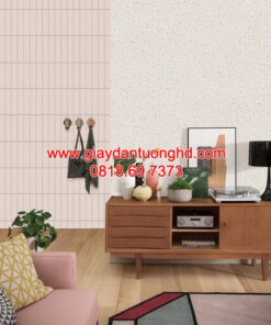 Giấy dán tường phòng khách giả đá 3023-2