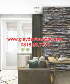 Giấy dán tường phòng khách giả đá 32F