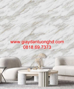 Giấy dán tường phòng khách giả đá 7838-1
