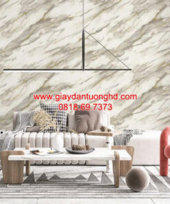 Giấy dán tường phòng khách giả đá 7838-2