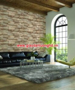 Giấy dán tường phòng khách giả gỗ 40111-3