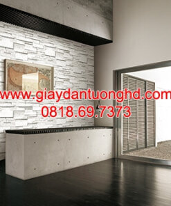 Giấy dán tường phòng ngủ giả đá 85050-1