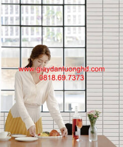 Giấy dán tường giả gạch phòng ăn bếp 3020-1