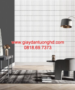 Giấy dán tường giả gạch phòng khách 3021-1