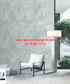 Giấy dán tường giả bê tông phòng khách 7945-1