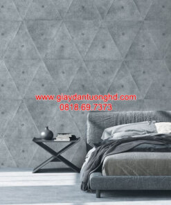 Giấy dán tường giả bê tông phòng ngủ 7945-2