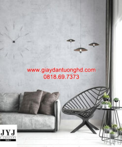 Giấy dán tường giả xi măng bê tông phòng khách 7919-1