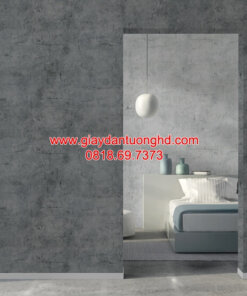 Giấy dán tường giả xi măng bê tông phòng ngủ 6817-3
