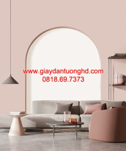 Giấy dán tường trơn cho tiệm nail spa