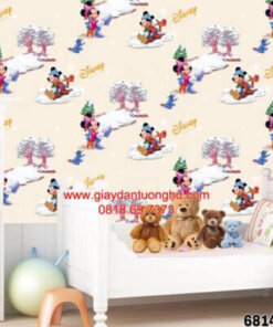 Giấy dán tường cho bé gái