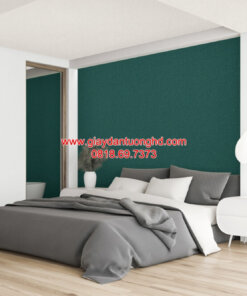 Giấy dán tường phòng ngủ màu trơn xanh két 57193-1