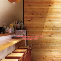 Giấy dán tường giả gỗ Nhật Bản