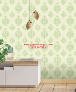 Giấy dán tường phòng khách hoa văn-2613