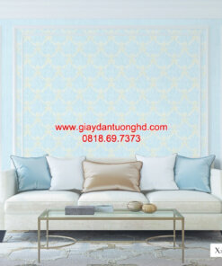 Giấy dán tường phòng khách hoa văn-3916-3