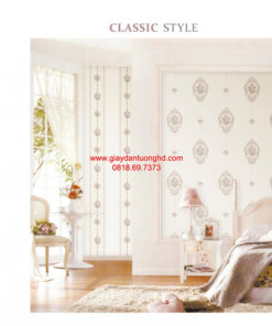 Giấy dán tường phòng ngủ hoa văn-6515-3 , 6516-3