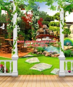 Tranh dán tường 3D phong cảnh-FM_30173
