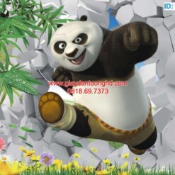 Tranh dán tường hoạt hình kungfu Panda cho bé-62576