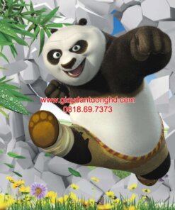 Tranh dán tường hoạt hình kungfu Panda cho bé-62576