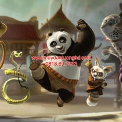 Tranh dán tường hoạt hình kungfu Panda cho bé-TV1948