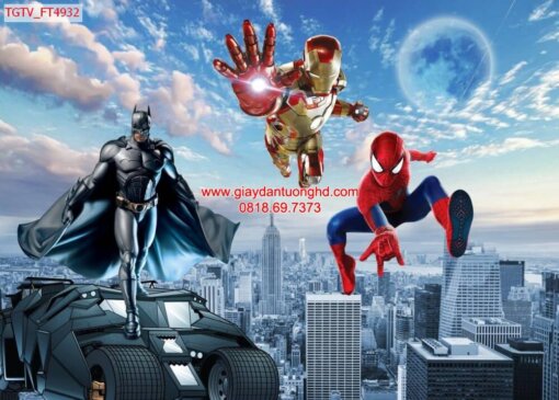 Tranh siêu nhân siêu anh hùng người nhện-FT4932