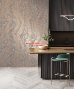 Giấy dán tường phòng ăn bếp giả đá-23