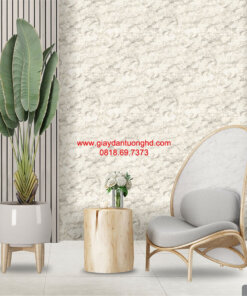 Giấy dán tường phòng khách giả đá-2661