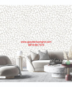 Giấy dán tường phòng khách giả đá-50back