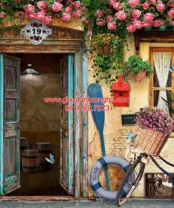 Tranh dán tường cafe trà sữa-TGTV_FT4624