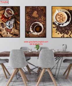Tranh dán tường cafe trà sữa-TGTV_TV4204