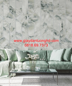 Giấy dán tường 3d giả đá phòng khách 6806-3