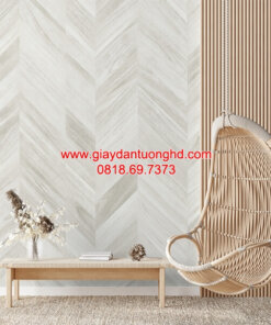 Giấy dán tường 3d giả gỗ phòng khách 6815-1