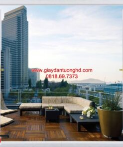 Tranh dán tường cửa sổ-F1050