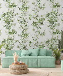 Giấy dán tường hoa văn họa tiết hoa lá